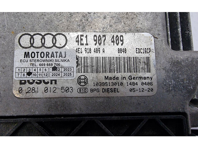 Řídící jednotka 4E1901409 Audi A8 S8 D3 4E 2005