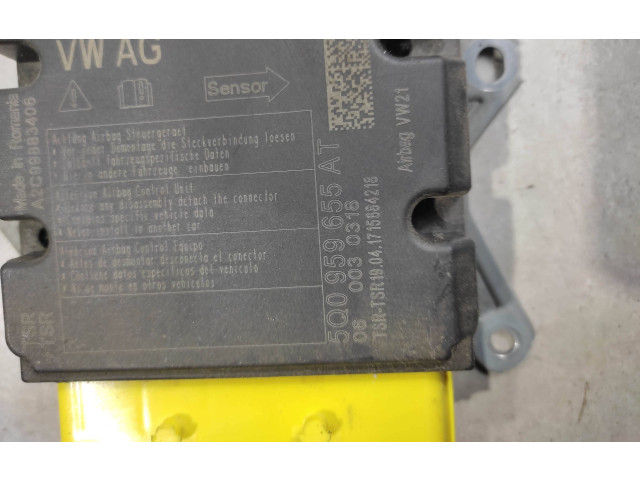 Блок подушек безопасности 5Q0959655AT, 5Q0959655A   Skoda Superb B8 (3V)