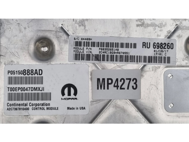 Řídící jednotka P05150888AD, P68352651AB Chrysler Pacifica 2018