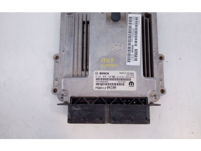 Блок управления двигателя P68412041AA, 0281035168   Jeep Compass