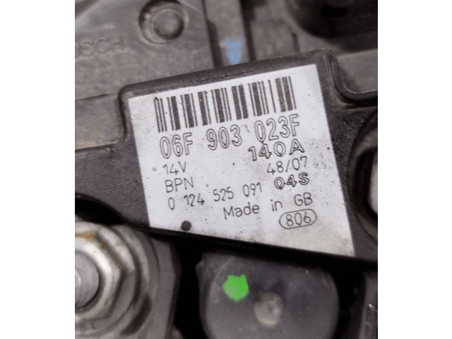 Генератор 06F903023F, 0124525091   Audi A3 S3 8P      