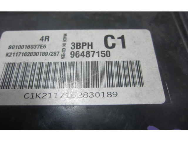 Блок управления двигателем Блок управления 96487150   Chevrolet Rezzo