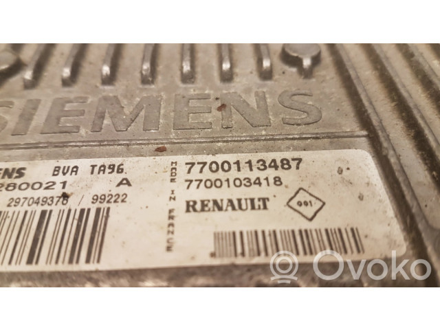 Блок управления коробкой передач 7700113487, 7700103418 Renault Clio I