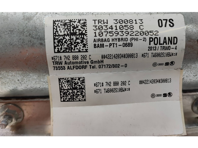 Подушка безопасности пассажира 7H2880202C, 30341058C Volkswagen Transporter - Caravelle T5