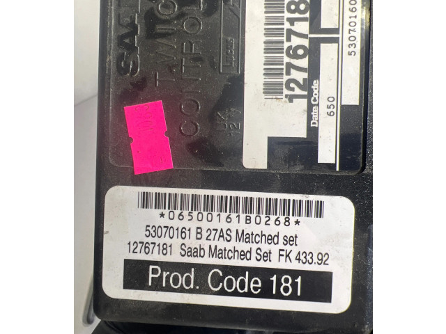 Блок комфорта 12767181, 53070161B   Saab 9-5   