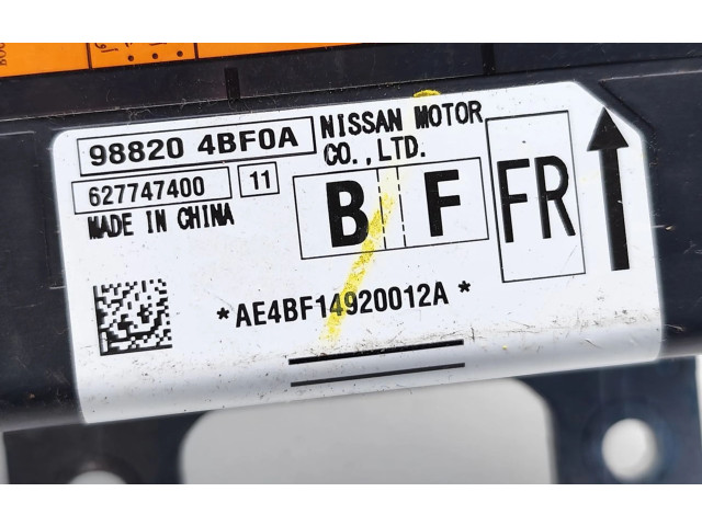 Блок подушек безопасности 98820-4BF0A, 627747400 Nissan X-Trail T32