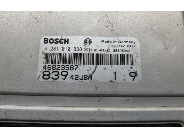 Řídící jednotka 0281010338, 46823587 Lancia Delta 1998