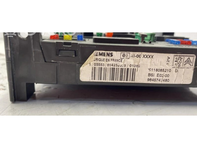 Pojistková skříňka Řídící jednotka BSM 6580GZ Peugeot 206 2001