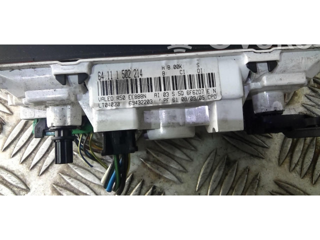 Блок управления климат-контролем 64116962470 Mini One Cooper R50 53