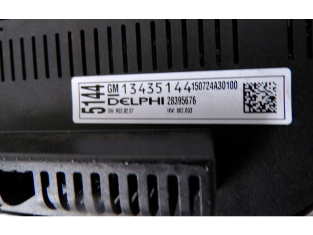 Блок управления климат-контролем 13435144   Opel Meriva B