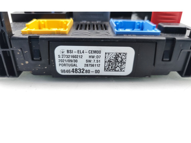 Pojistková skříňka 9846483280, 2732160212 Citroen Berlingo 2021