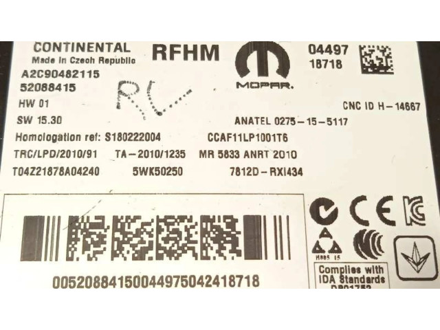 Блок управления 52088415, A2C91355901   Jeep Renegade