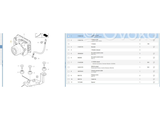 Блок АБС 31680098, 31680104 Volvo XC90 2014 - года