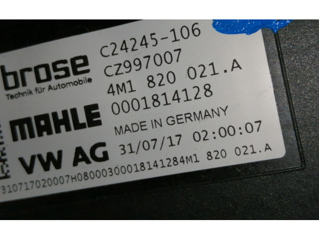 Вентилятор печки 4M1820021A, 0001814128 Audi A4 Allroad B9