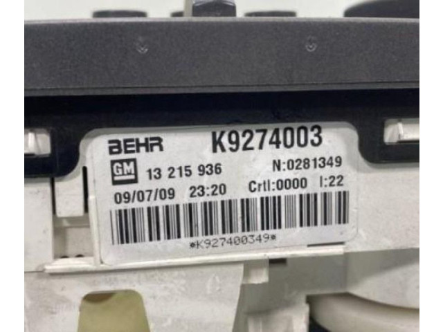 Блок управления климат-контролем 90329826   Opel Meriva A