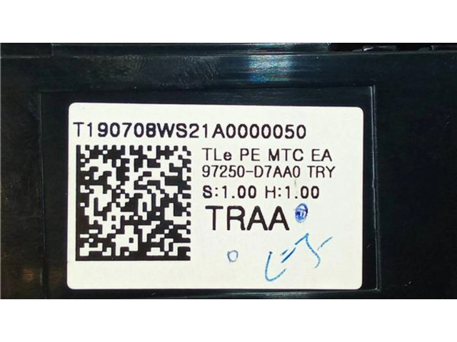 Блок управления климат-контролем 97250D7AA0 Hyundai Tucson TL