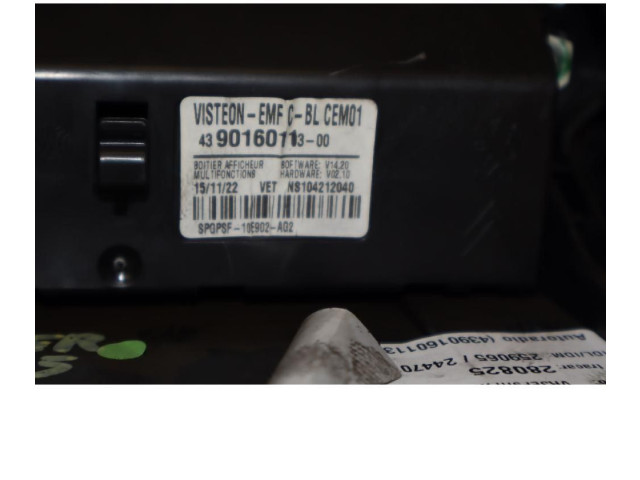 Радио/ проигрыватель CD/DVD / навигация 4390160113   Peugeot Partner III      