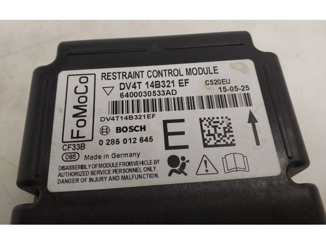 Блок подушек безопасности 0285012645, DV4T14B321EF   Ford Kuga II