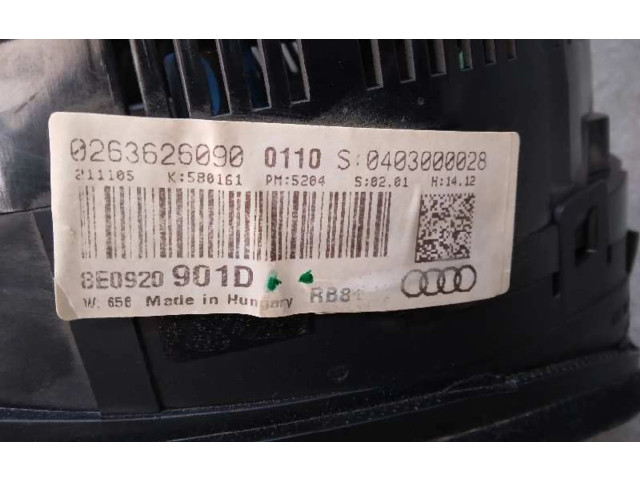 Панель приборов 8E0920901D, 0263626090   Audi A4 Allroad       
