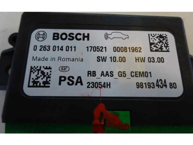 Блок управления 9819343480   Peugeot 2008 I