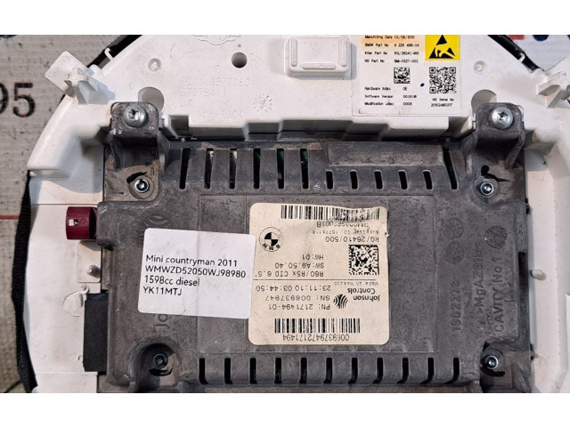 Дисплей 62116977080, 62116977080 Mini One - Cooper Coupe R56