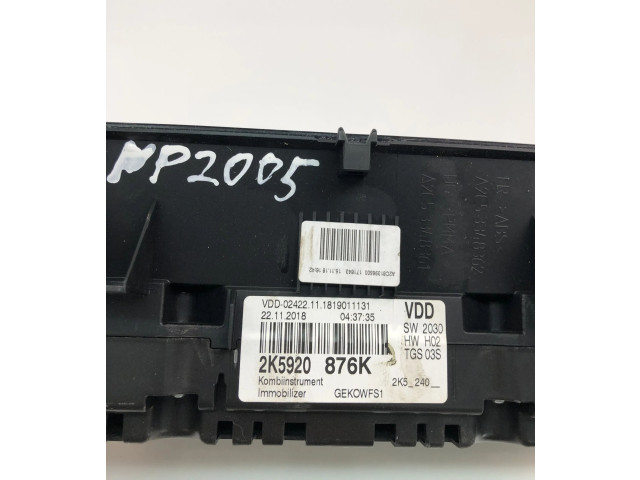 Панель приборов 2K5920876K Volkswagen Caddy