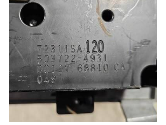Блок управления климат-контролем 72311SA120, 5037224931   Subaru Forester SG
