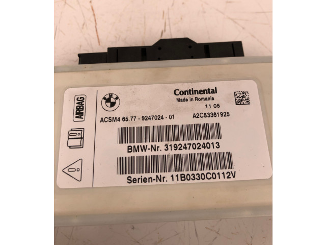 Блок подушек безопасности 9247024, A2C53361925   BMW X3 F25