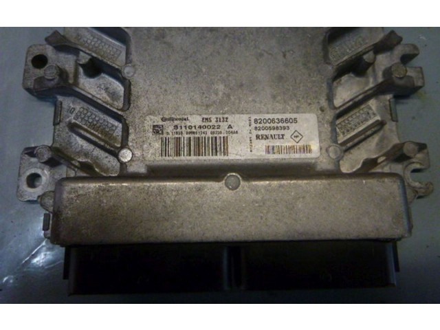 Блок управления двигателя S1101140022, 8200636605 Dacia Logan I
