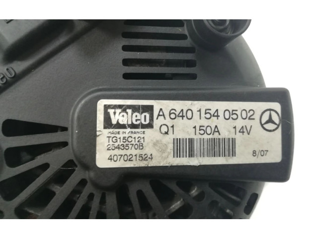 Генератор A6401540502   Mercedes-Benz A W169      