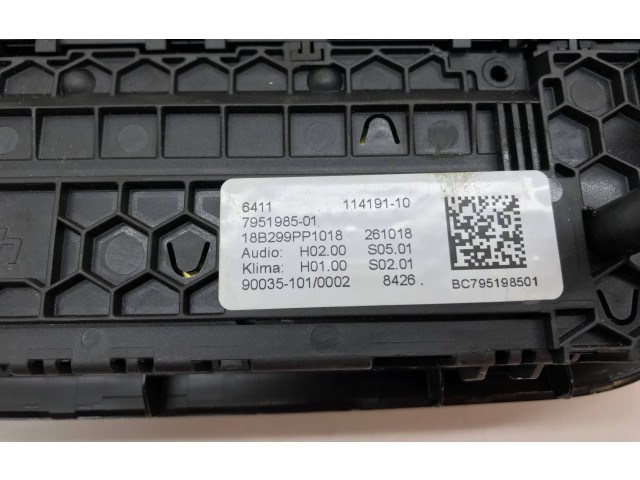 Блок управления климат-контролем 7951985, 11419110   BMW X3 G01