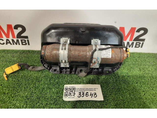 Подушка безопасности пассажира 13349271, 13349271   Chevrolet Orlando