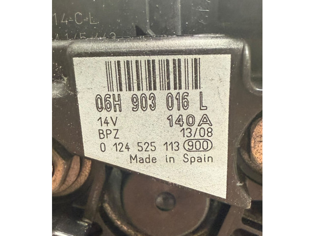 Генератор 06H903016L, 0124525113 Audi A4 Allroad