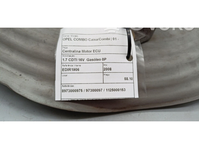 Блок управления двигателя 8973000975, 1125000153   Opel Combo C