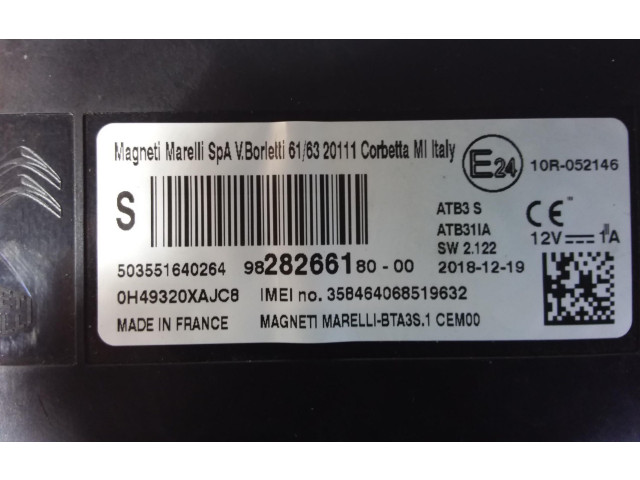 Блок управления парковки 982826618000, 982826618000   Peugeot 2008 I