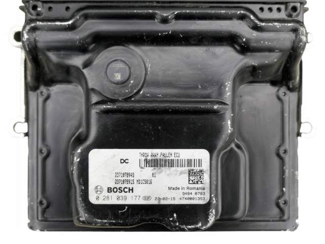 Řídící jednotka 237107894S, 0281039177   Renault Express 2022