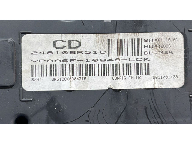 Přístrojová deska Nissan Qashqai+2 2009 24810BR51C, 24810BR51C