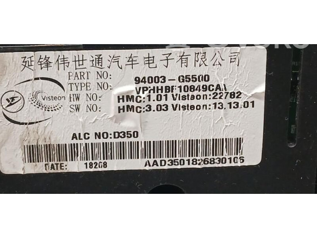 Панель приборов 94003G5500   KIA Niro       