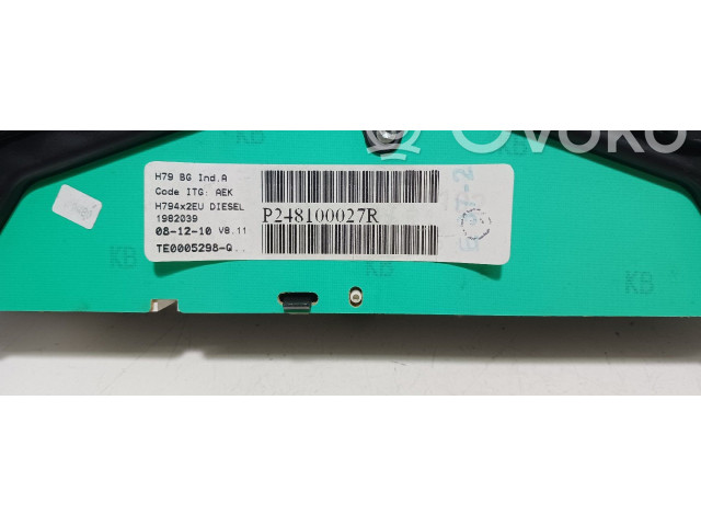 Панель приборов P248100027R, 1982039 Dacia Duster