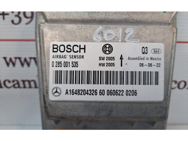 Блок подушек безопасности A1648204326, 642940 Mercedes-Benz ML W164