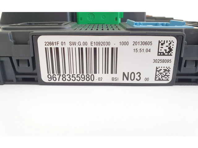 Блок комфорта 9678355980   Peugeot 2008 I   