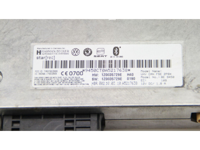 Модуль «Bluetooth» 1Z0035729E Skoda Yeti (5L)