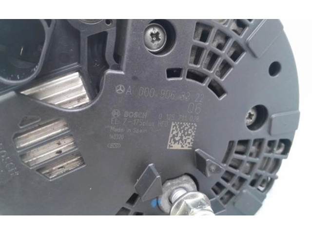 Генератор A0009063322 Mercedes-Benz A W176