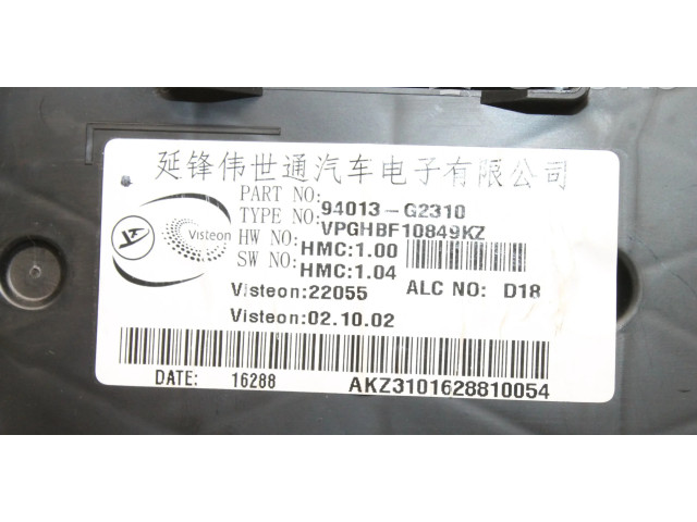 Přístrojová deska Hyundai Ioniq 2017 94013G2310