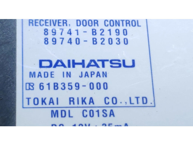 Блок управления 89741B2190, 89740B2030 Daihatsu Cuore