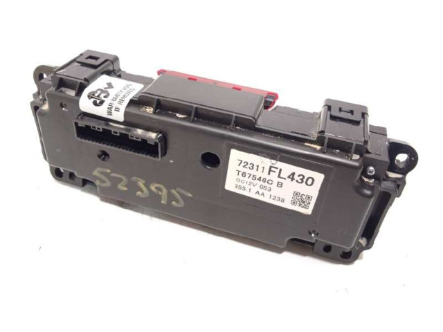 Блок управления климат-контролем 72311FL430 Subaru XV