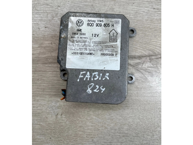 Блок подушек безопасности 6Q0909605H, 5WK42950   Skoda Fabia Mk1 (6Y)