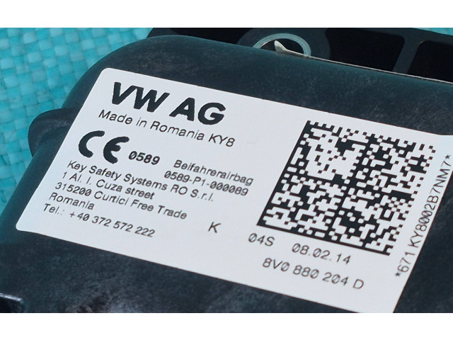 Подушка безопасности пассажира 8V0880204D Volkswagen Golf VII