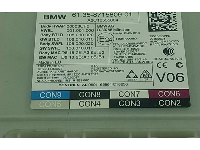 Модуль управления BSM 61355A908E8, 871580901   BMW X3 G01    