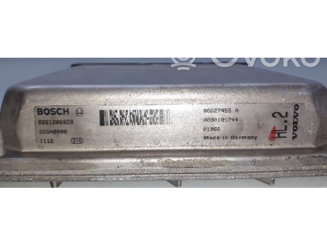Блок управления двигателем Блок управления 08627455A, 0261206828   Volvo V70
